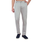 CHEMISTREE Men's Cotton Chinos Pants | 100% Safe Dye | Slim Fit Casual & Office Wear Trousers Bottle Green