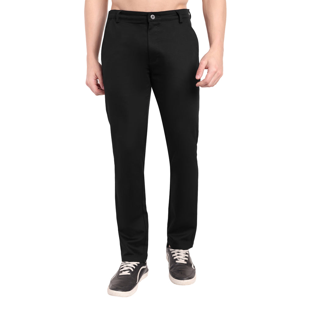 CHEMISTREE Velvet Corduroy Denim Jeans for Men | Premium Fabric | Diagonal Weave | Bootcut Blue-Black