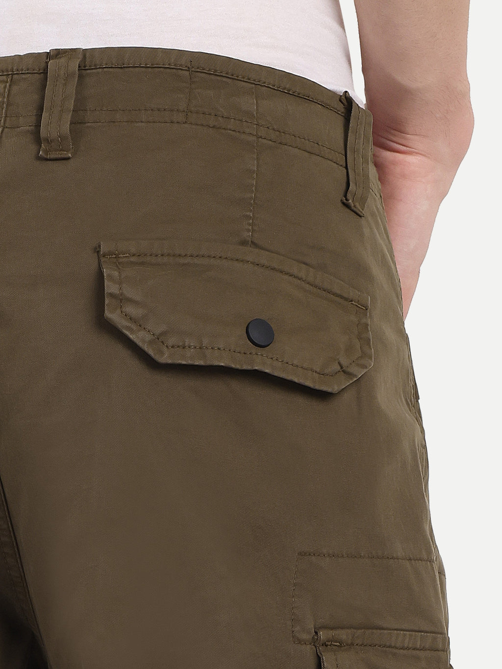 Earth Brown Men's Cargo | Straight Fit