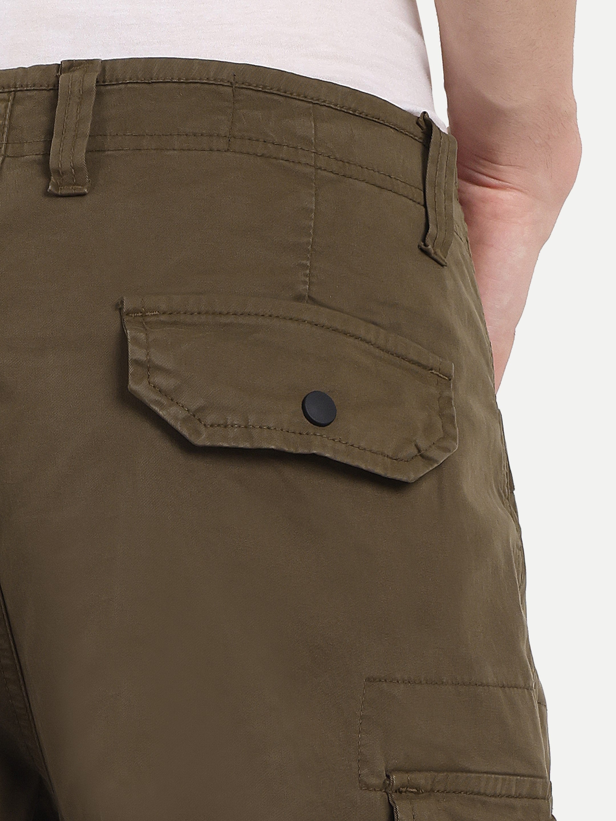 Earth Brown Men's Cargo | Straight Fit