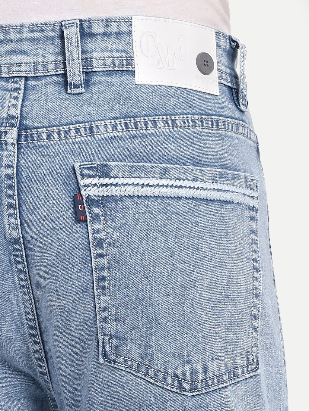 Ice Blue Stretchable Pants