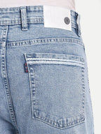 Ice Blue Stretchable Pants