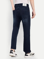 Deep  Blue Men's  Stretchable Pants