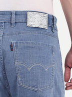 Ice Blue Men's  Straight Fit Jeans