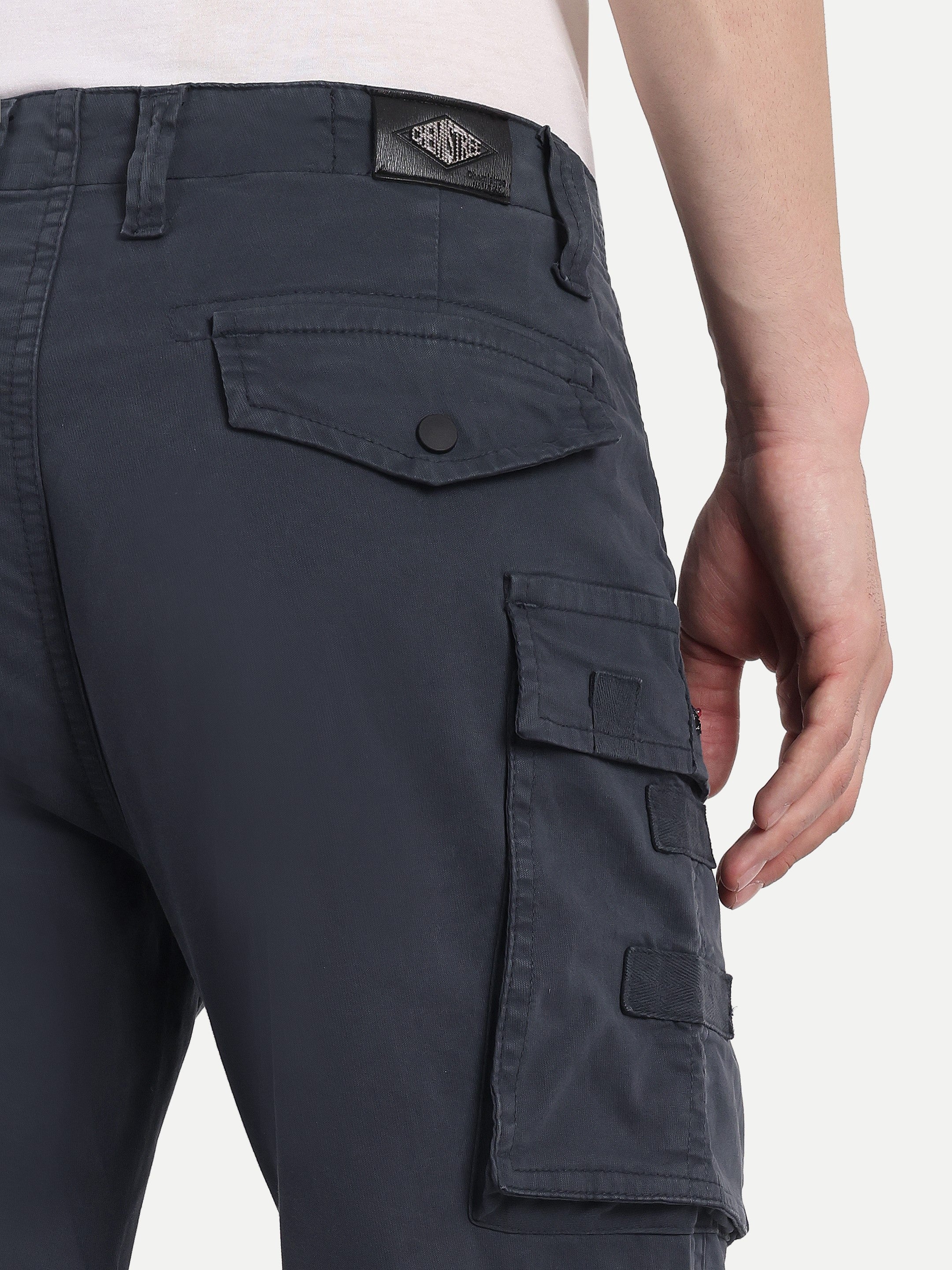 Slate Blue Men’s Cargo | Straight Fit