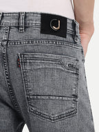 Grey-Black  Regular Straight Trouser