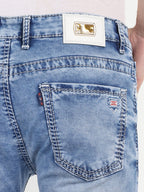 Ice Blue jeans for men | Slim Fit