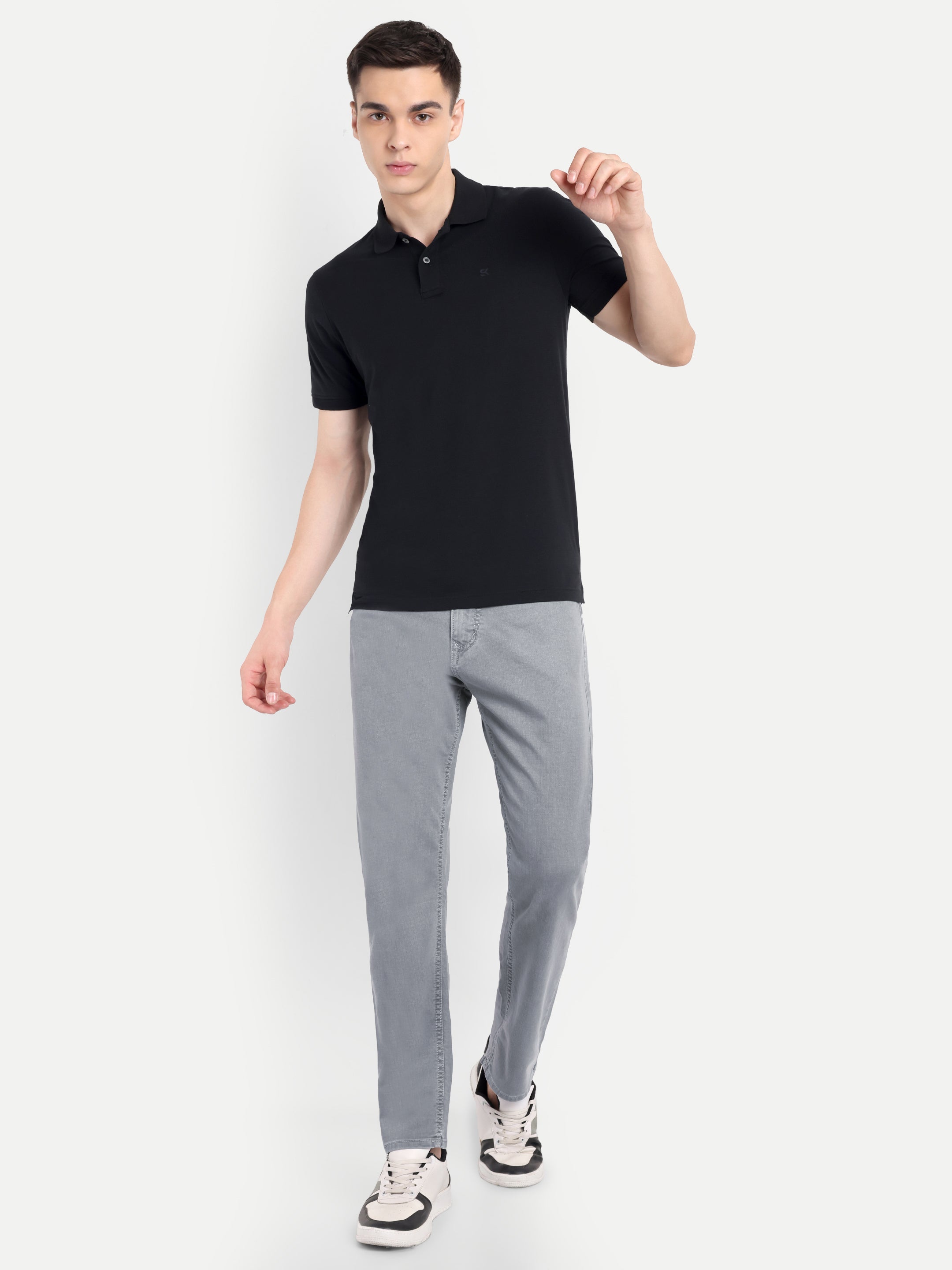 Slate Blue Grey  color jeans