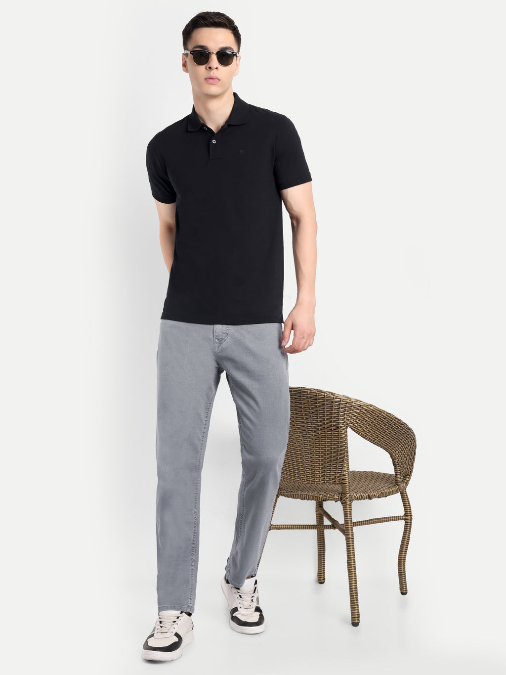 Slate Blue Grey  color jeans