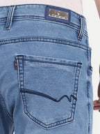 Sky Blue Men's Pant Stretchable