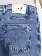 Ice Blue Men's  Stretchable Pants