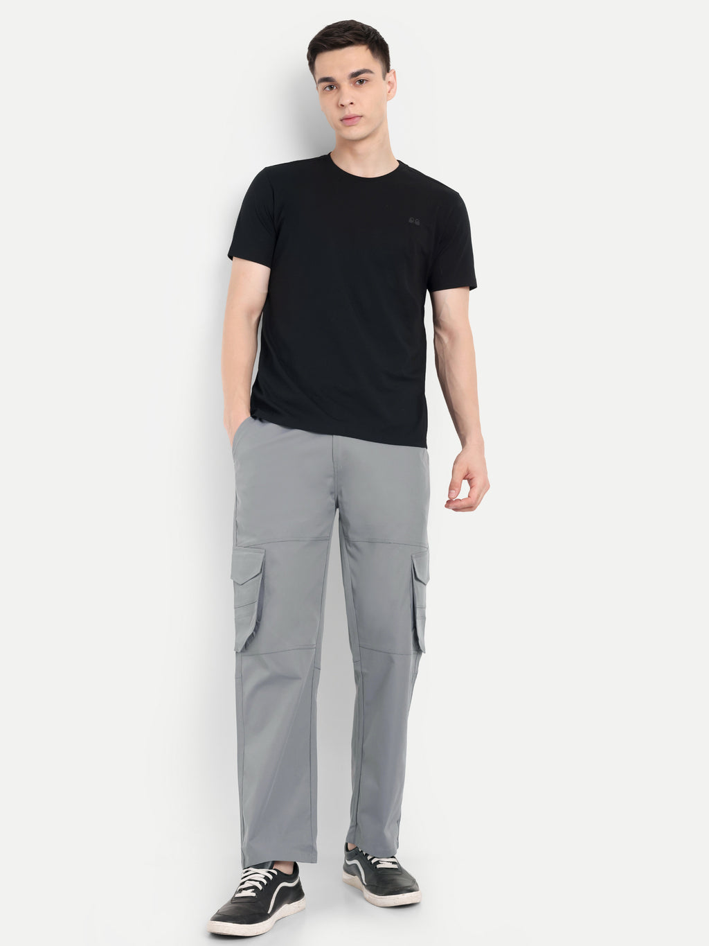 Dark Grey Men's Urban Style Cargos | Korean Fashion