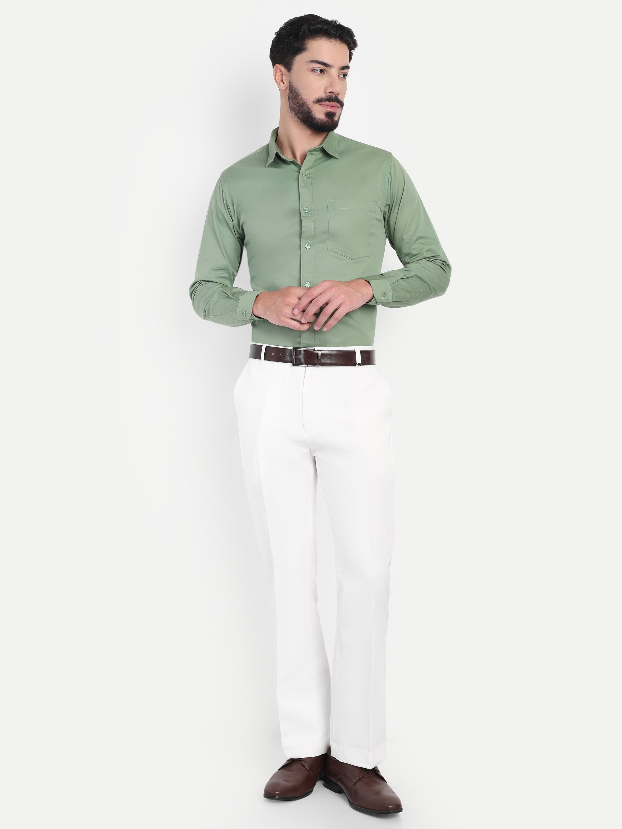 White Men's  Formal trousers