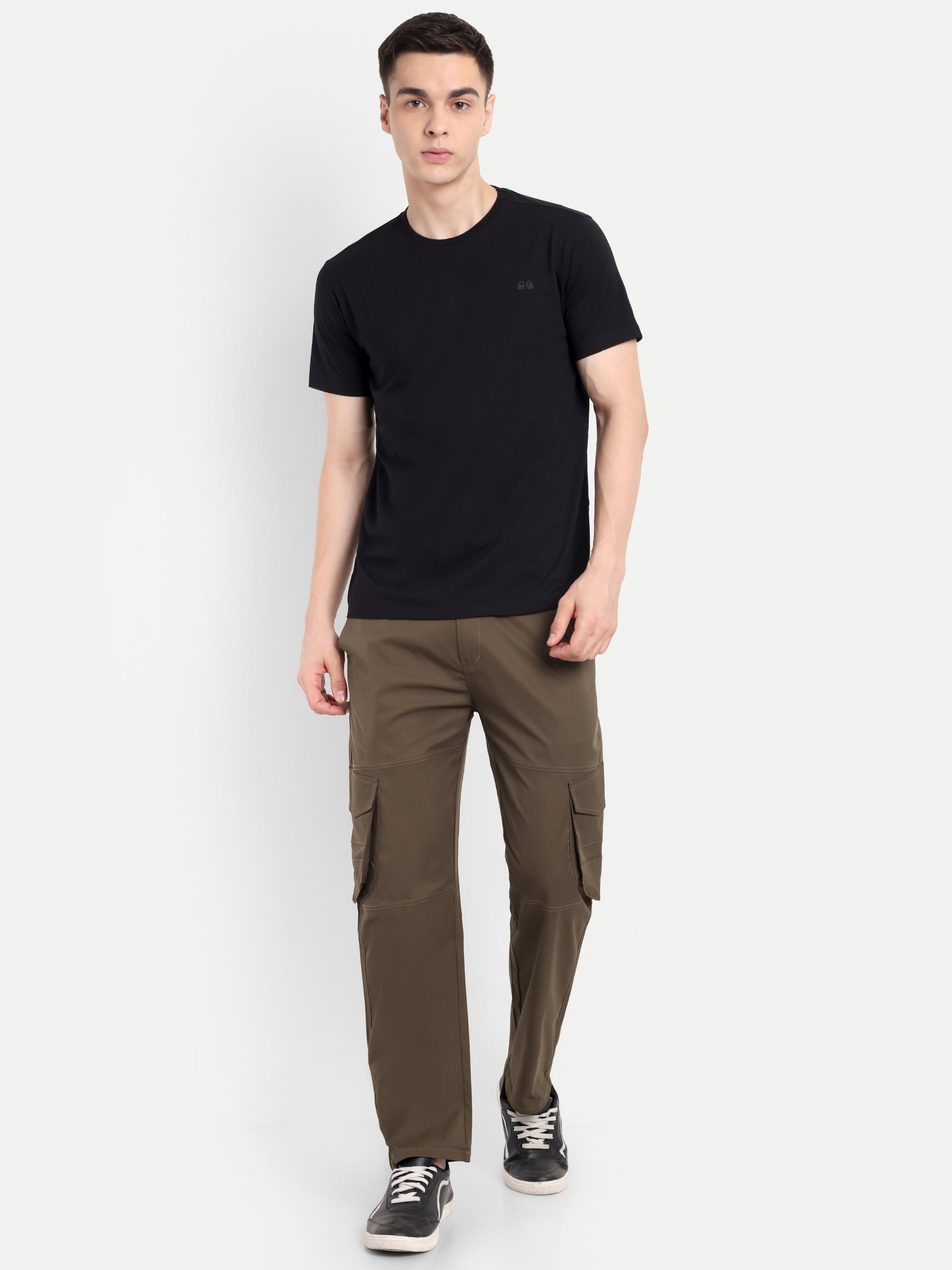 Earth Brown Men's Urban Style Cargos | Korean Fashion