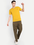 Earth Brown Men's Cargo | Straight Fit