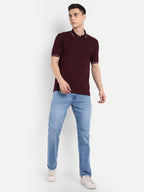 Sky Blue Men's Pant Stretchable