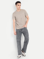 Grey-Black  Regular Straight Trouser