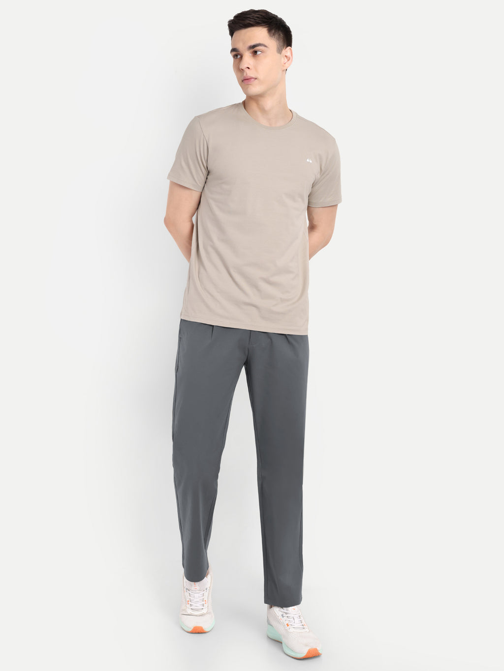 Dark Grey  Men's  Stretchable Pants