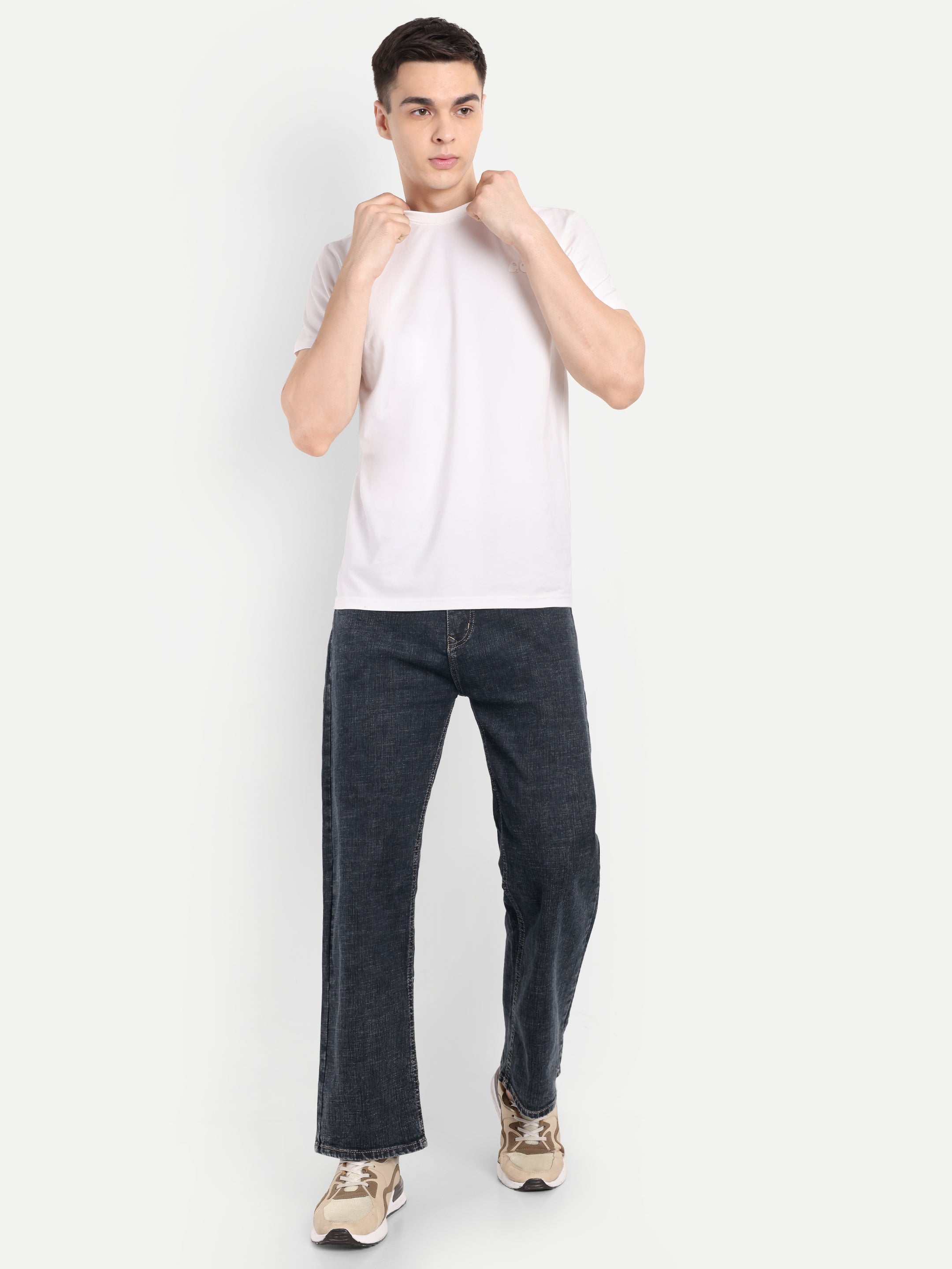 Charcoal Black   Stretchable  Pant