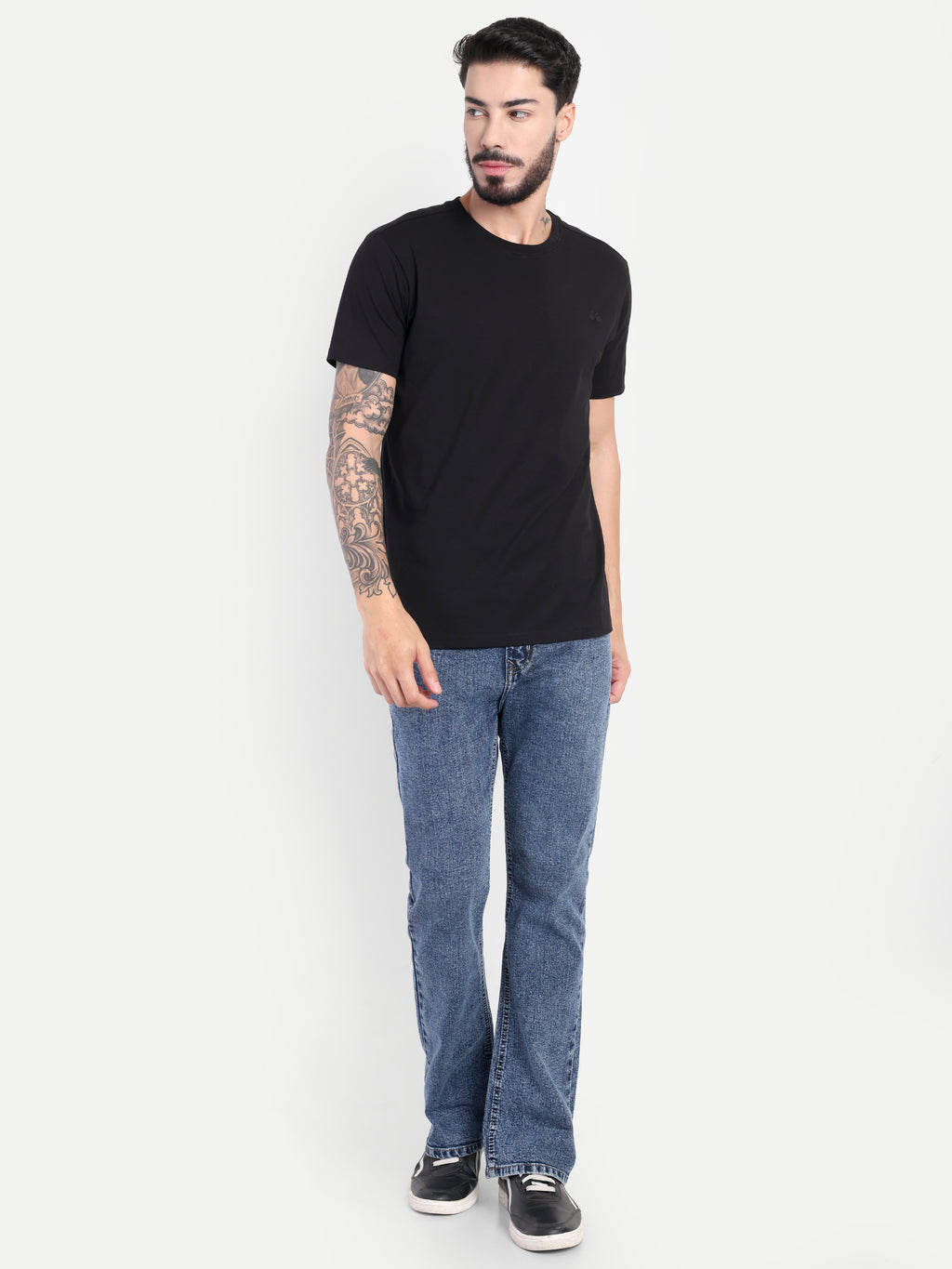 Indigo Blue Men's  Bell Bottom  jeans