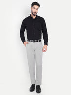 Light grey Mens 4-way trousers| Party wear & Office Wear