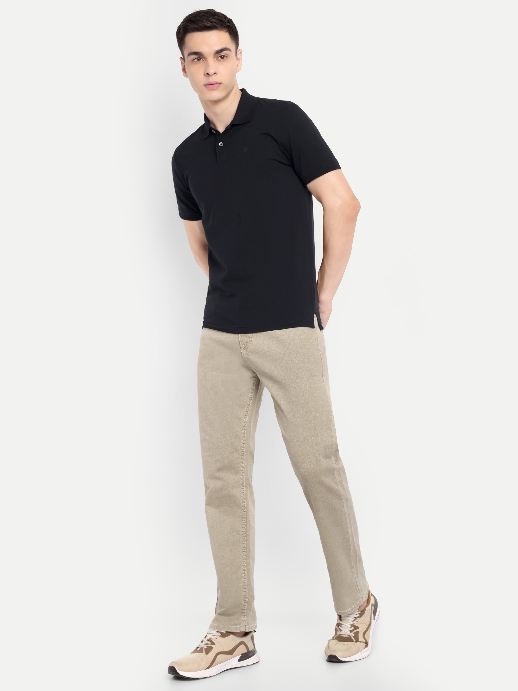 Beige  Men's Pant