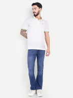 Men's  Deep Blue  Bell Bottom  jeans