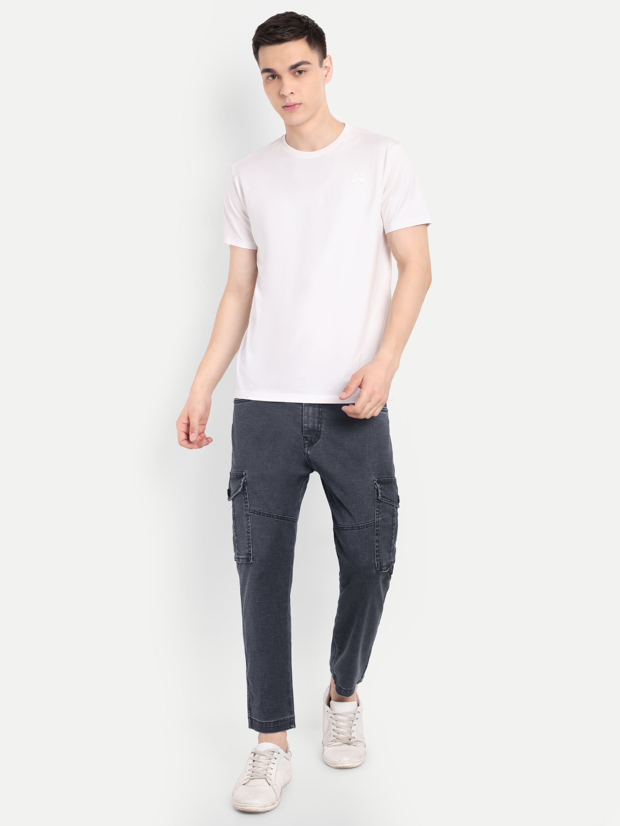 Men's Denim Cargo | Carrot Fit