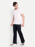 CHEMISTREE Velvet Corduroy Denim Jeans for Men | Premium Fabric | Diagonal Weave | Bootcut Blue-Black