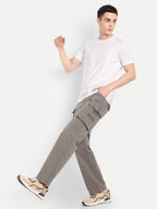 Beige Men’s Cargo | Straight Fit