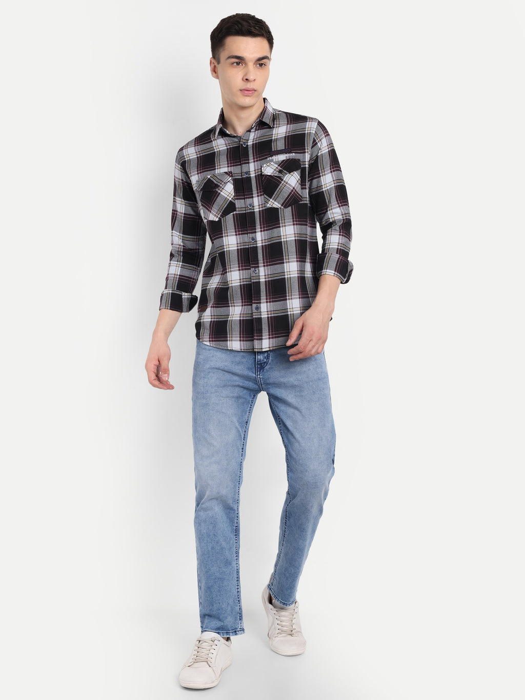 Ice Blue Men's  Stretchable Pants