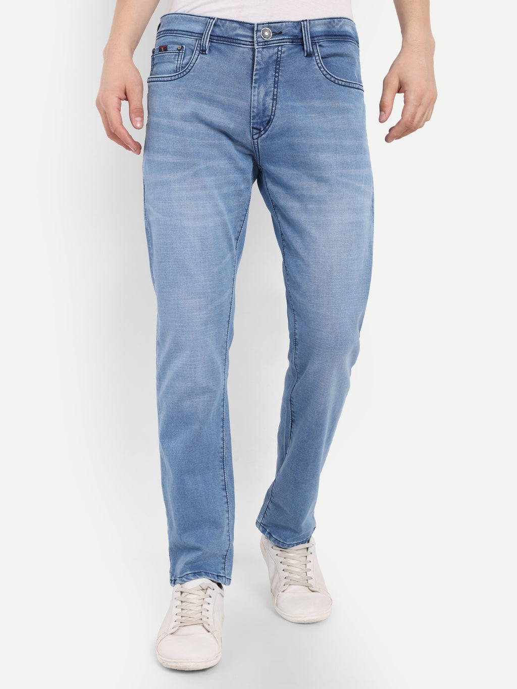 Sky Blue Men's Pant Stretchable