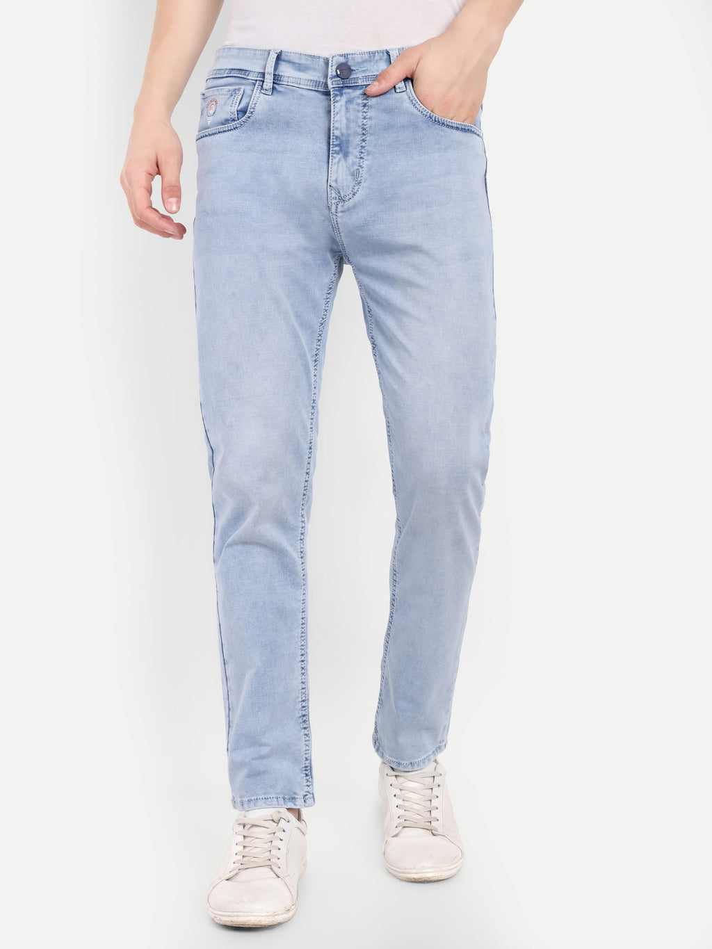 Ice Blue Men's  Stretchable Pant