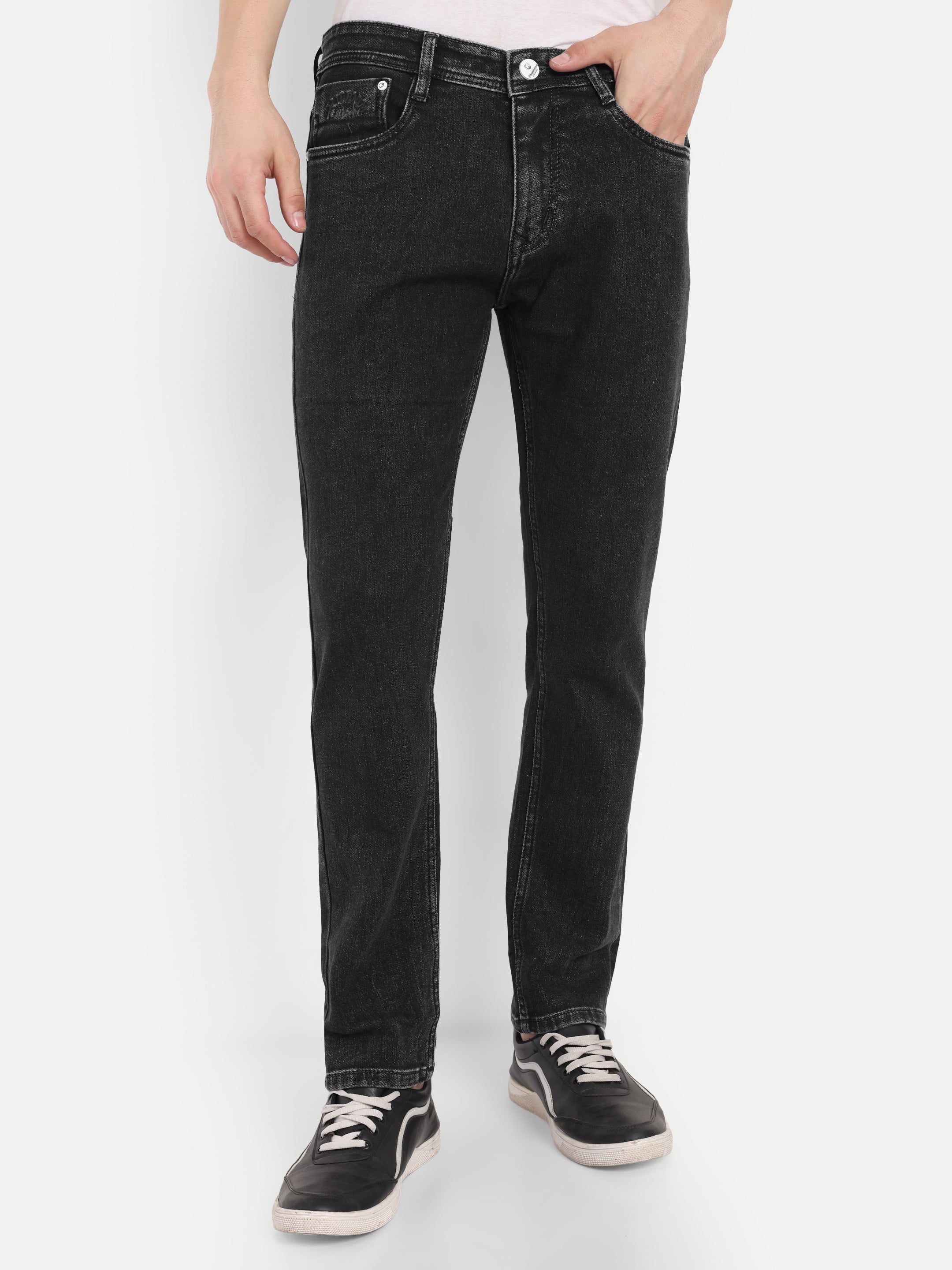 Carbon Black Men's  Stretchable  Pant