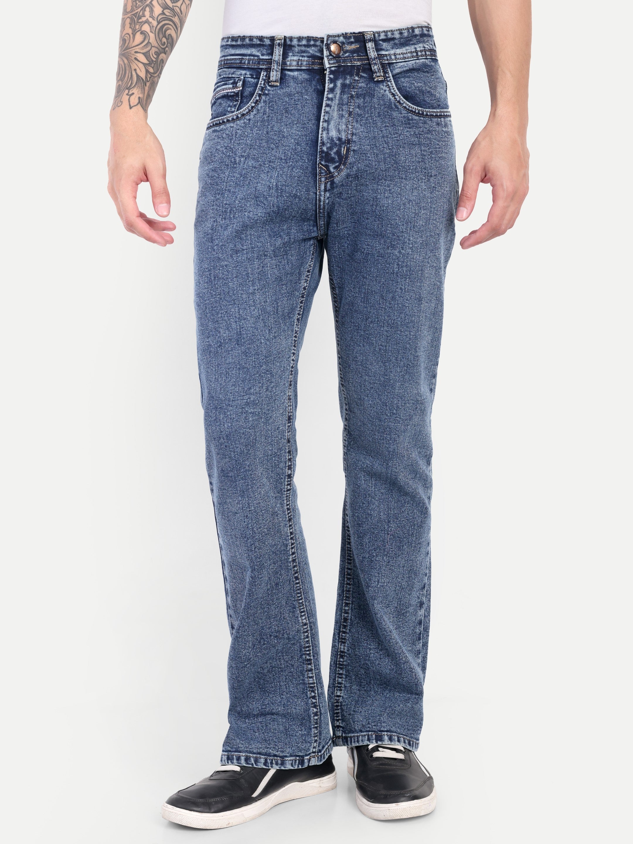Indigo Blue Bell Bottom jeans for men