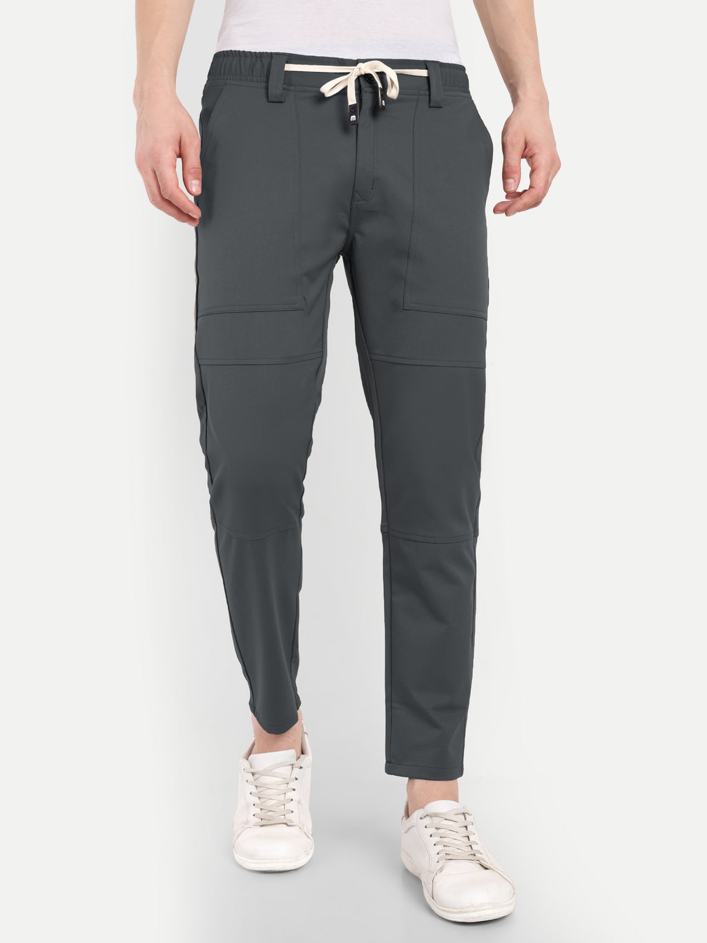 Dark grey  Men's  Stretchable Pant