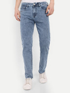 Light Blue  Stretchable Pants