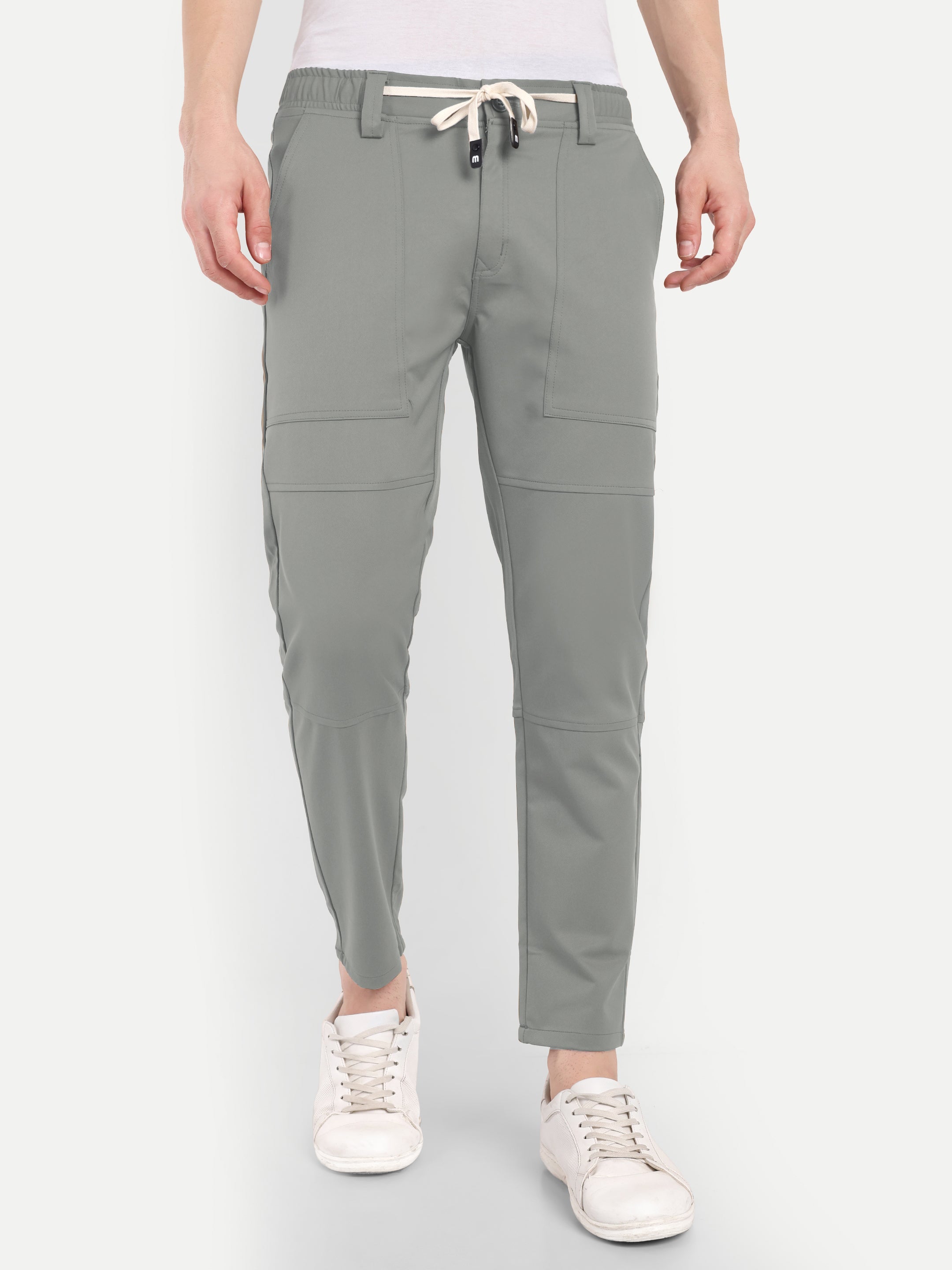 Light grey Men's  Stretchable Pant