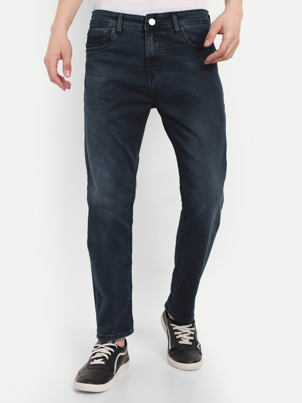 Charcoal grey Men's  Stretchable Pants