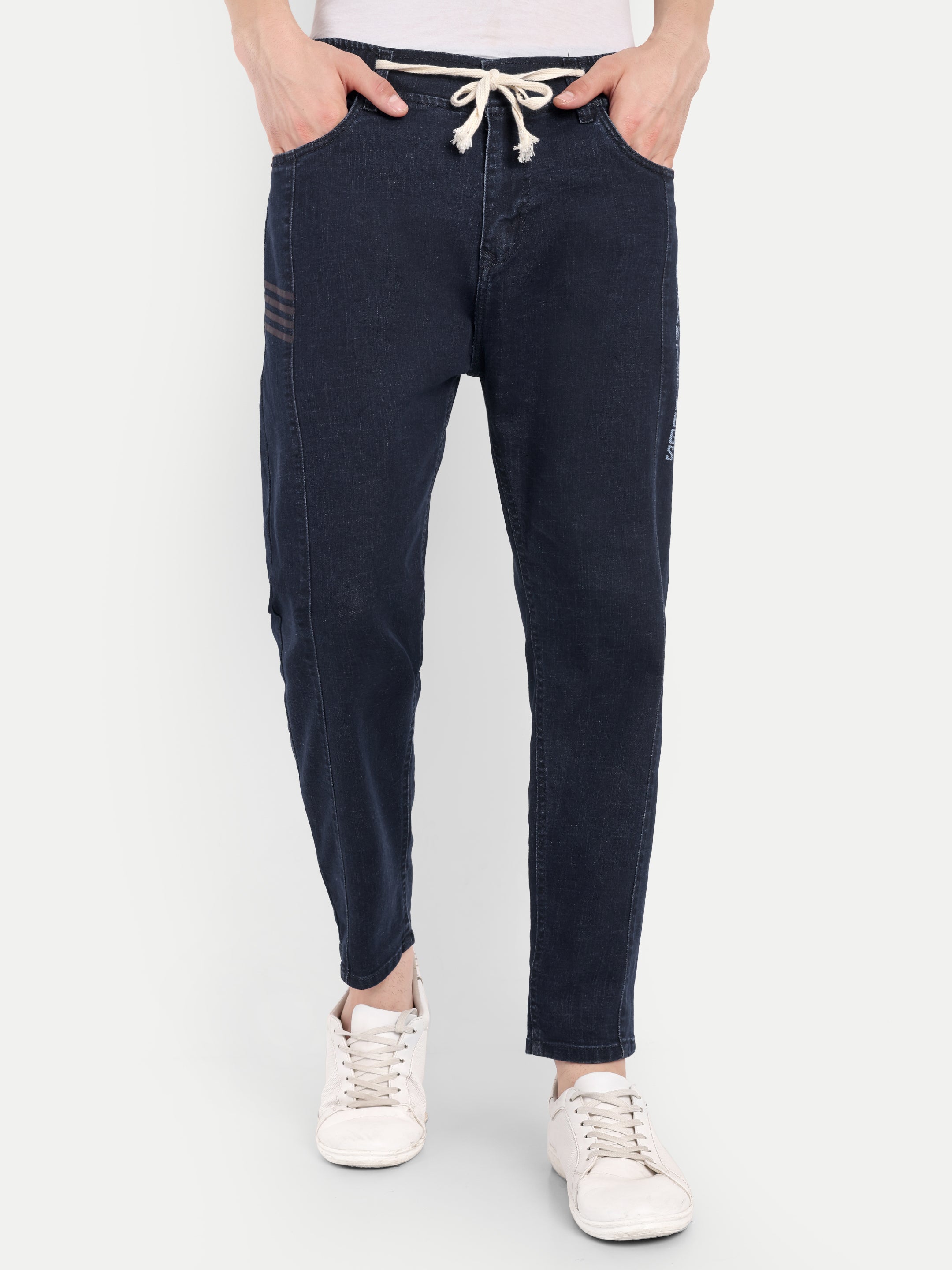 Blue Black Men's Denim Pant