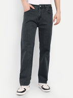 Charcoal grey Men's  Straight Fit Jeans