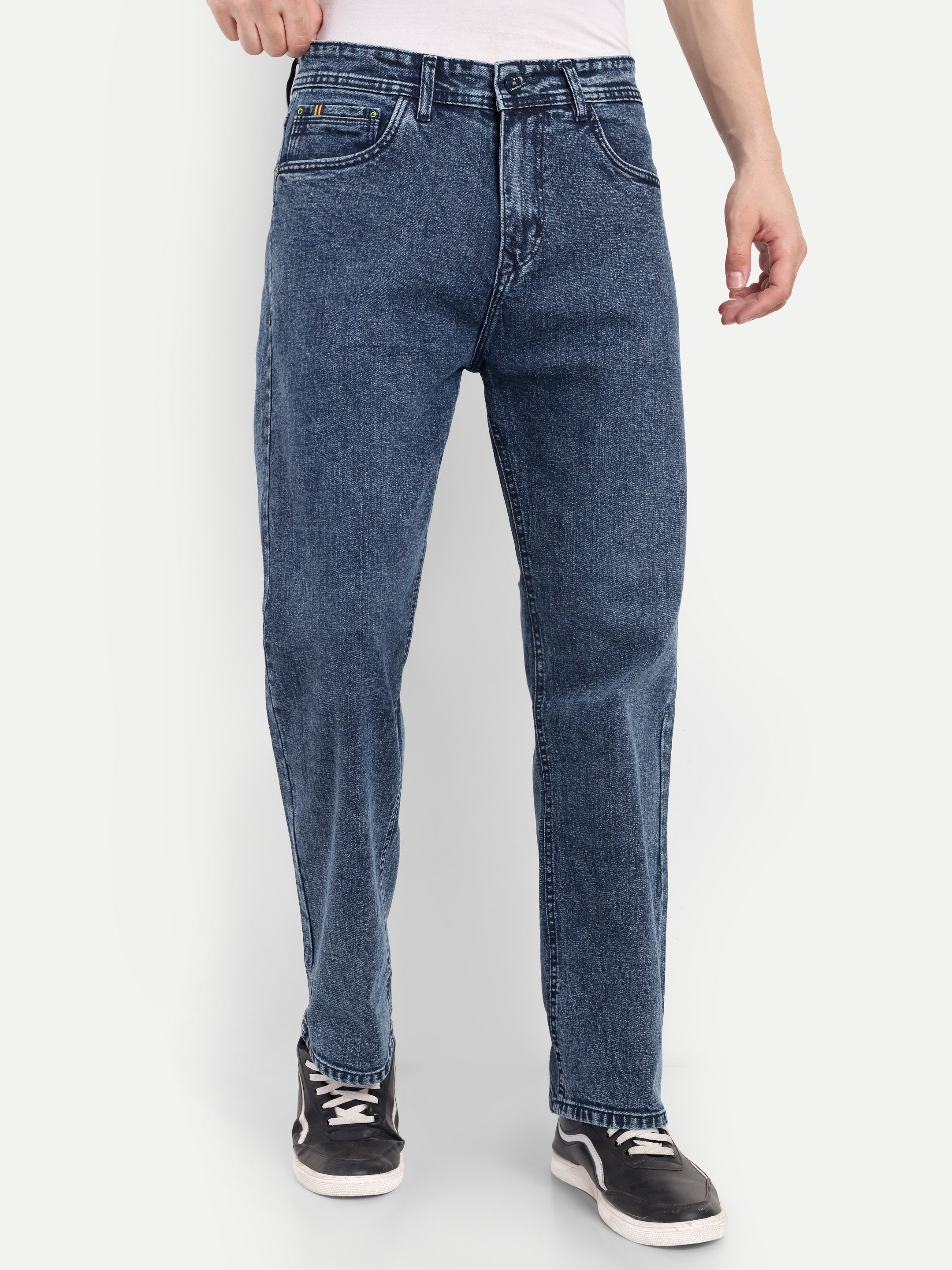 Indigo Blue Men's  Stretchable  Pant