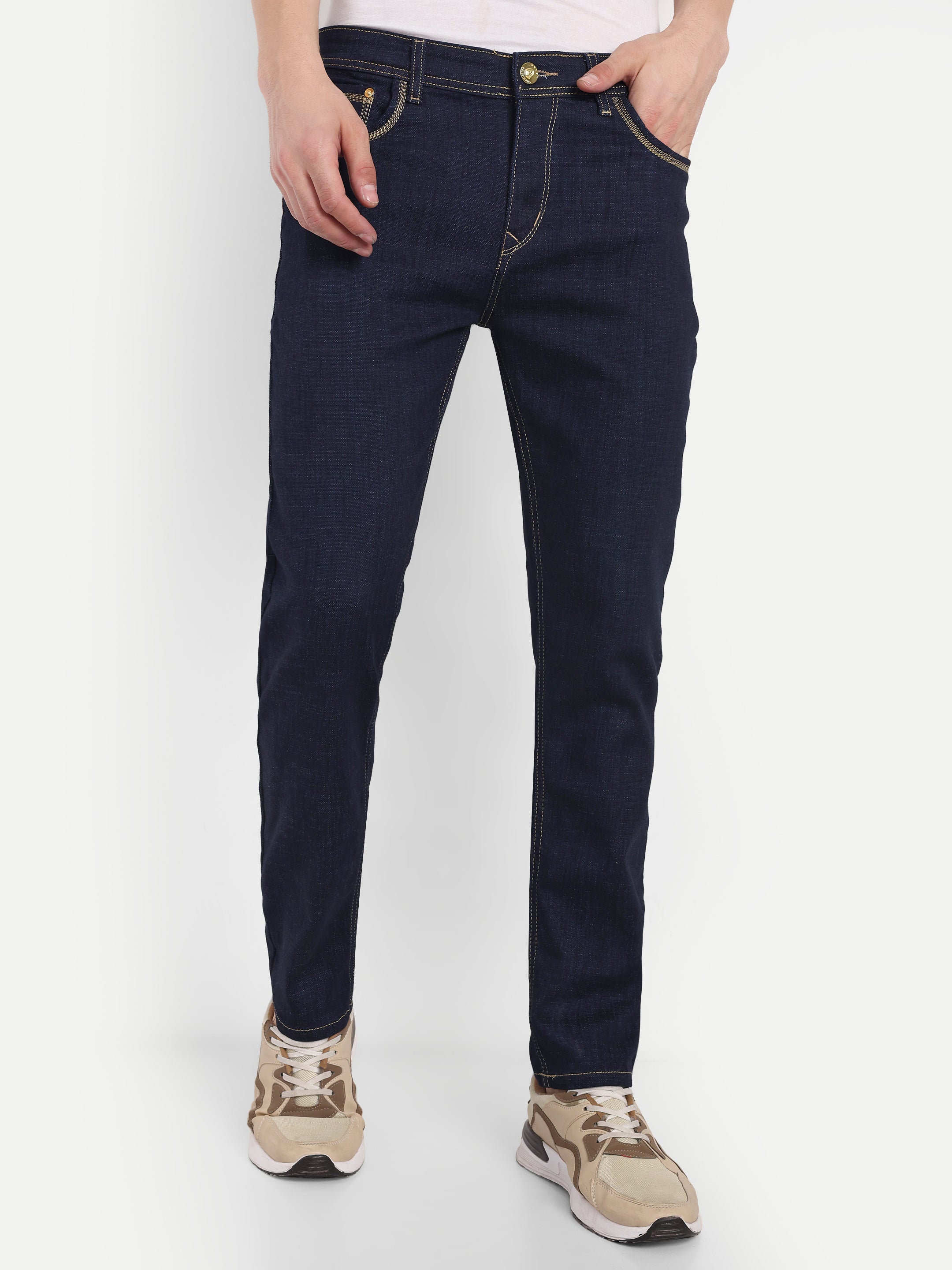 Indigo Blue   Men's  Stretchabl Pant