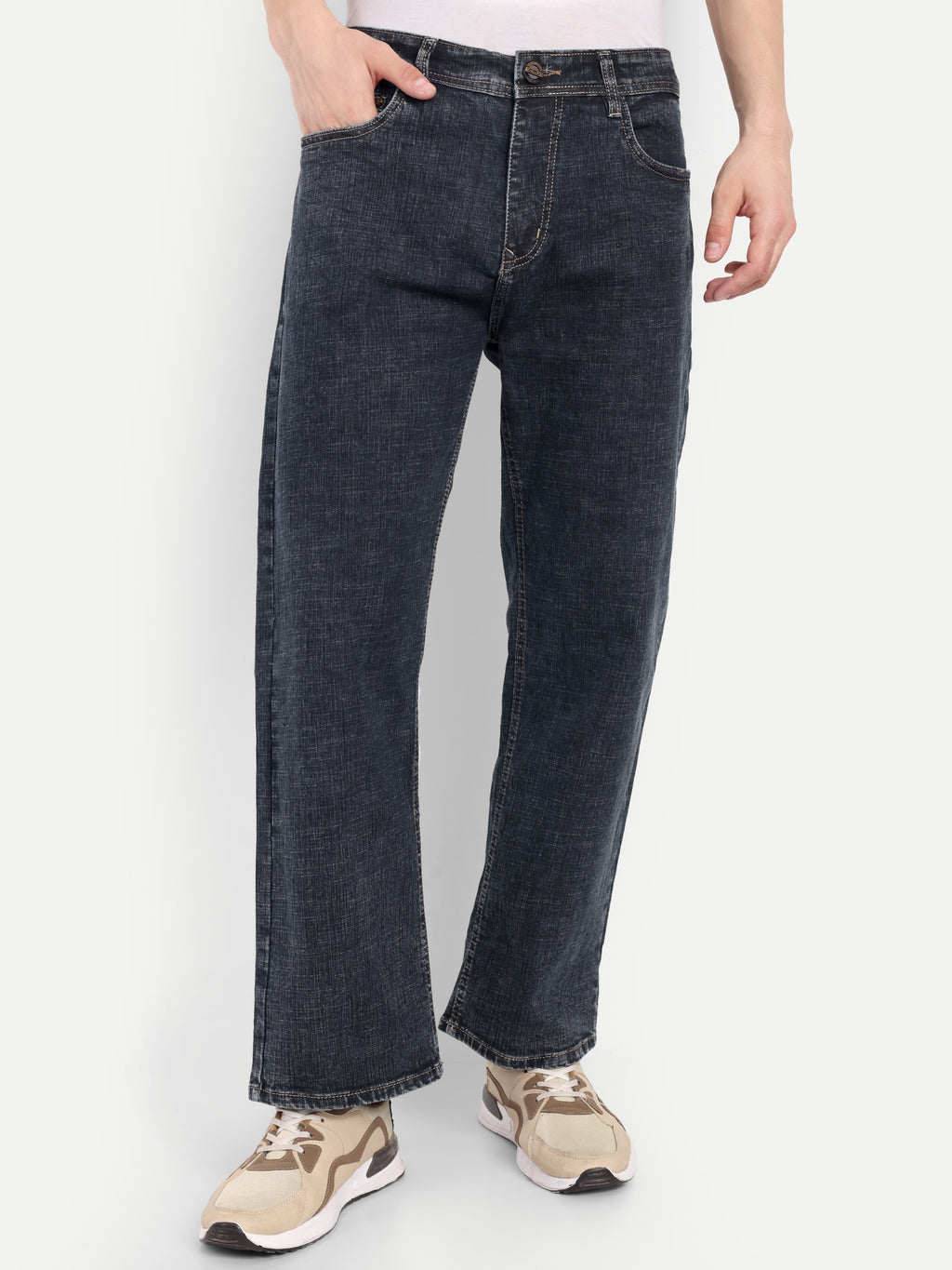 Charcoal Black   Stretchable  Pant