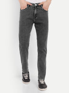 Charcoal Black Men's  Stretchable  Pant