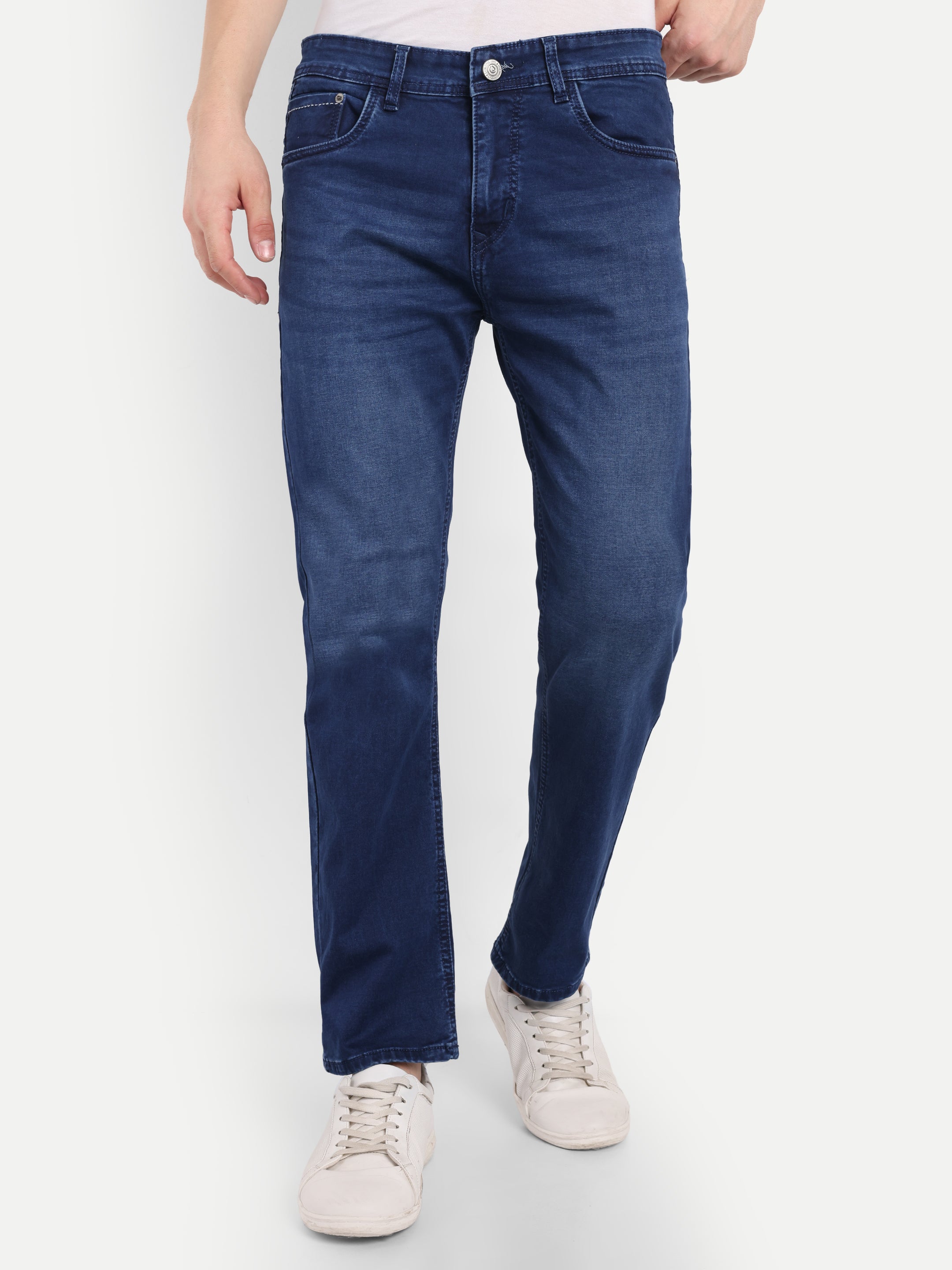 Deep Blue  Stretchable Pants