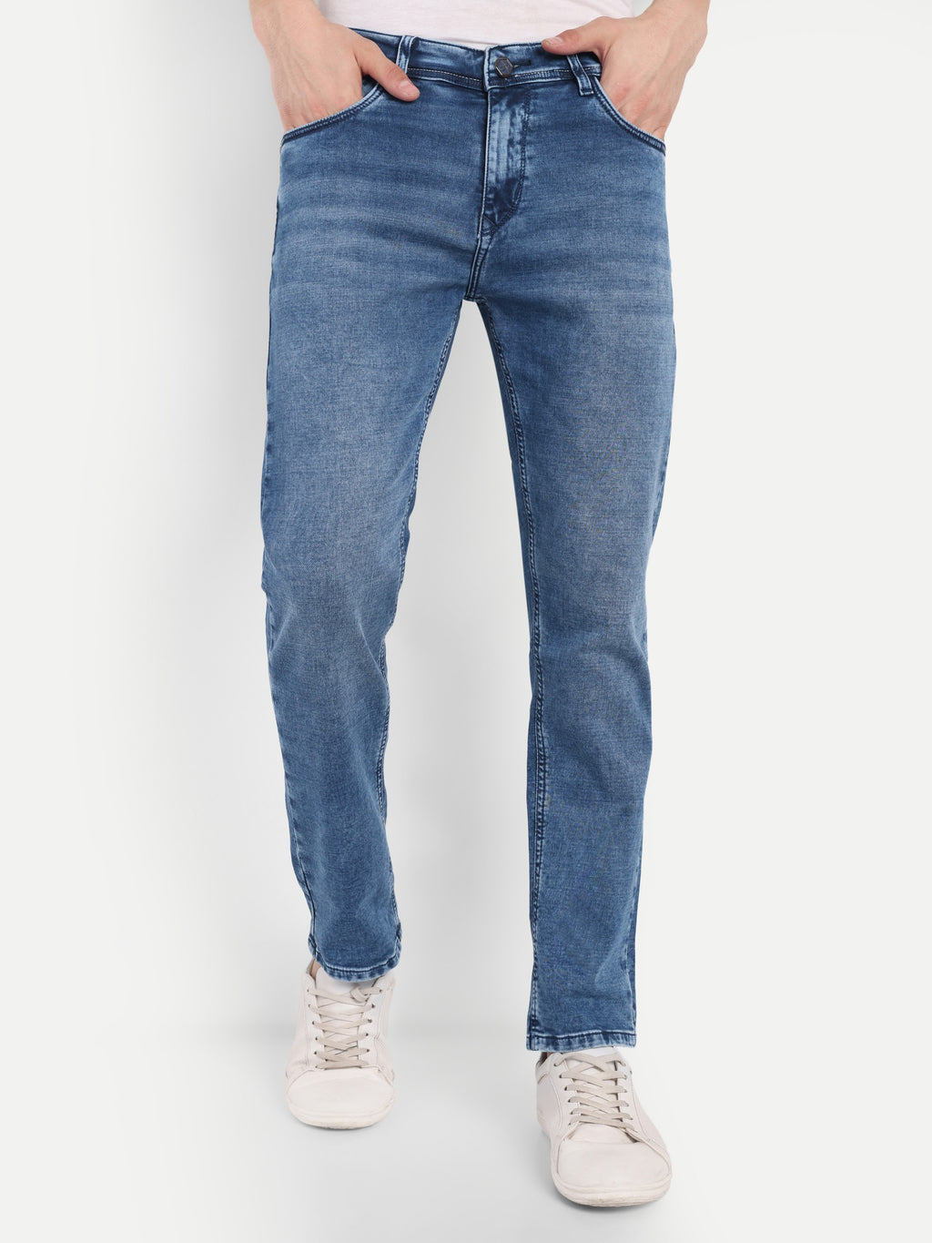 Indigo Blue Men's Pant Stretchable