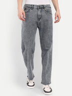 Grey-Black  Regular Straight Trouser