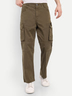 Earth Brown Men's Cargo | Straight Fit