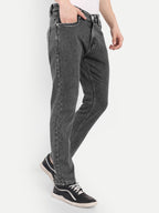 Charcoal Black Men's  Stretchable  Pant
